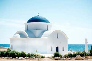 Renewal of vows at St Nicolas chapel on the beach. 